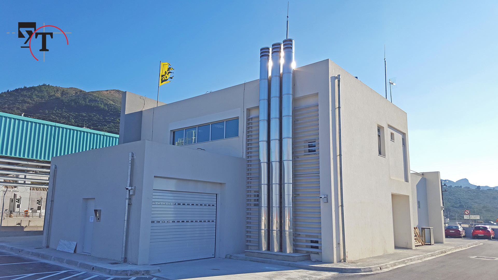 Κτίριο υποστήριξης σταθμού διοδίων - Τεχνικά γραφεία Αχαΐα